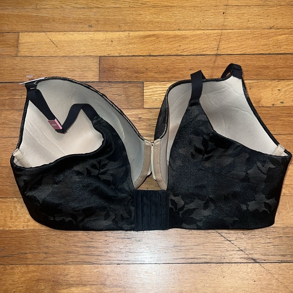 Cacique Lace Backsmoother Lighlty Lined Full Coverage Bra, size 44DDD - Picture 11 of 12